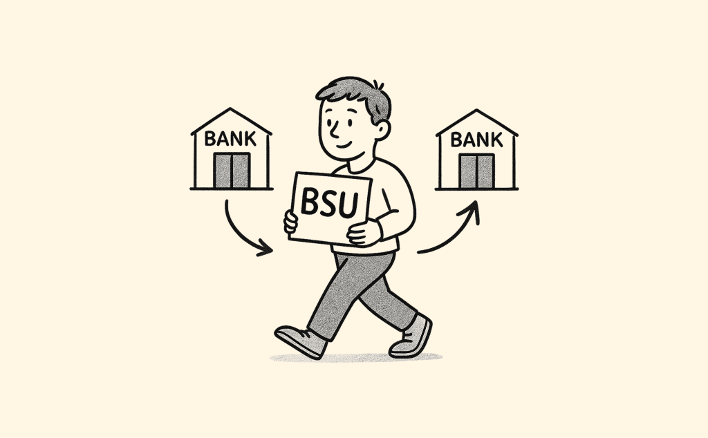 flytte bsu mellom banker enkel tegning