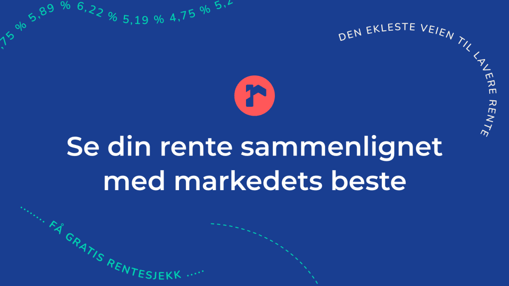 se din rente sammenlignet med markedets beste på Renteradar