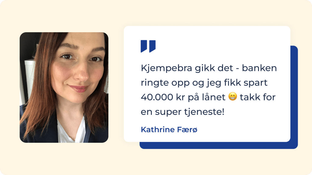 Forhandle med banken