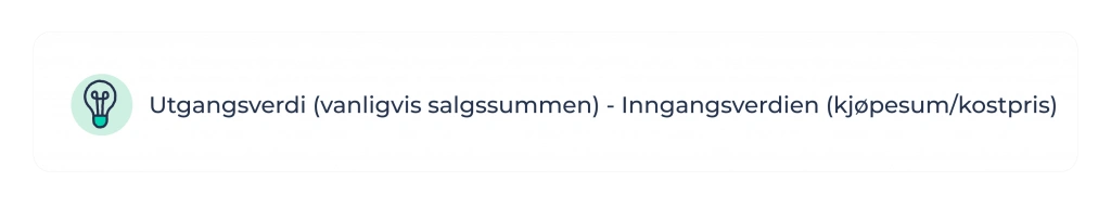 skatt ved salg av bolig